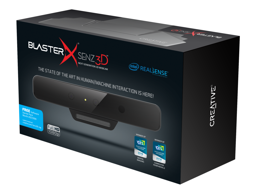 BS-BlasterX Senz3D_Box Front